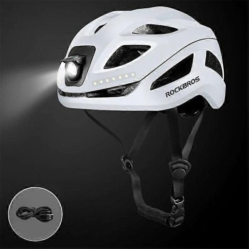 Zdjęcie oferty: Kask rowerowy Rockbros ZK-077 z zintegrowanym oświetleniem 