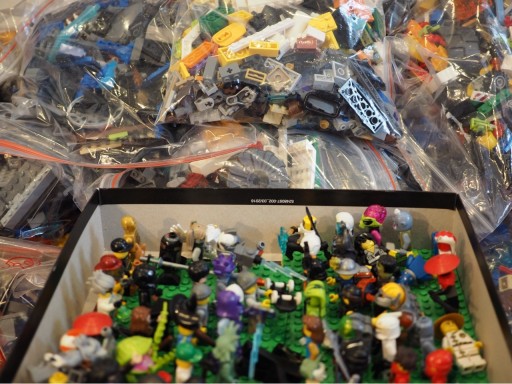 Zdjęcie oferty: Lego ponad 500g na wagę + Prezent: 2 figurki Lego