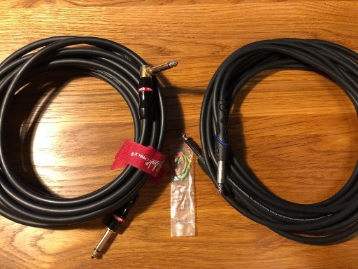 Zdjęcie oferty: Cztery kable gitarowe Monster cable 2x6,5m
