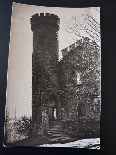 Zdjęcie oferty: Pocztówka ruiny zamku Sosnówka 1958 r.