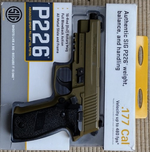 Zdjęcie oferty: Wiatrówka pistolet Sigsauer P226