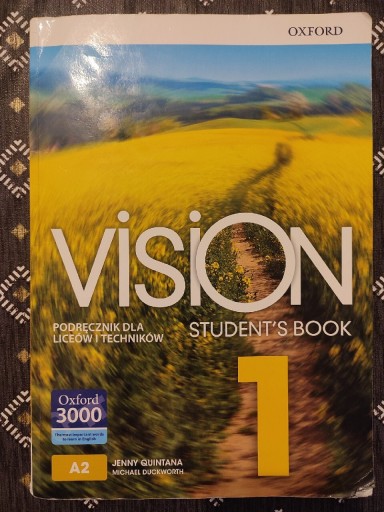 Zdjęcie oferty: Vision 1: Student's Book