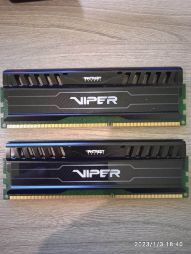 Zdjęcie oferty: Pamięć RAM Patriot Viper 3 8GB DDR3 1600MHz CL9