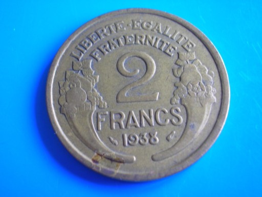 Zdjęcie oferty: Francja 2 francs franki 1938