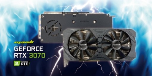 Zdjęcie oferty: Karta graficzna Manli GeForce RTX 3070 8 GB