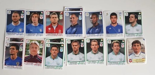 Zdjęcie oferty: Naklejki Panini Euro 2012 - 16 szt+gratis