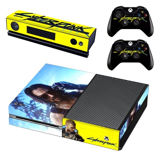 Zdjęcie oferty: Cyberpunk 2077 Xbox One FAT Naklejka Skórka Skin