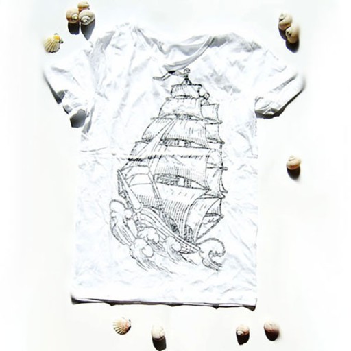 Zdjęcie oferty: żeglarska koszulka M, rozmiar M koszulka żagle