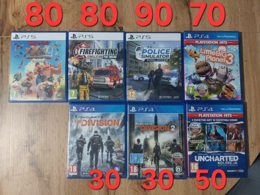 Zdjęcie oferty: Gry PS4/PS5 (ceny priv)