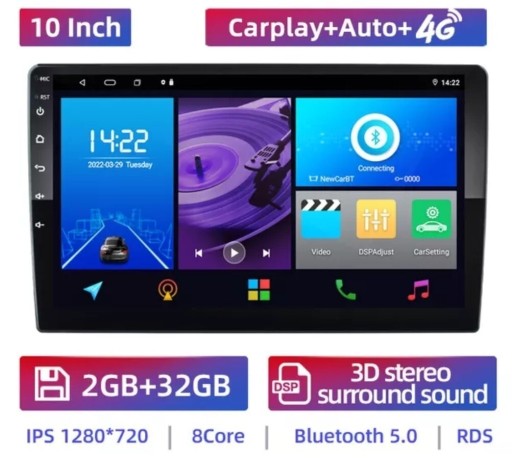 Zdjęcie oferty: Android car 10.1" 2/32GB DSP