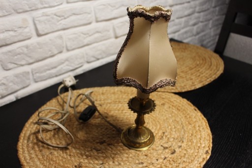 Zdjęcie oferty: Lampka z abażurem Art Deco Victorian  PRL