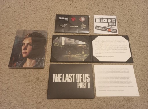 Zdjęcie oferty: THE LAST OF US 2 PL STEELBOOK FOLIA + GADŻETY Z EK