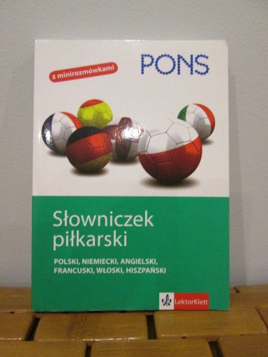 Zdjęcie oferty: Słownik piłkarski, PONS, 6 języków