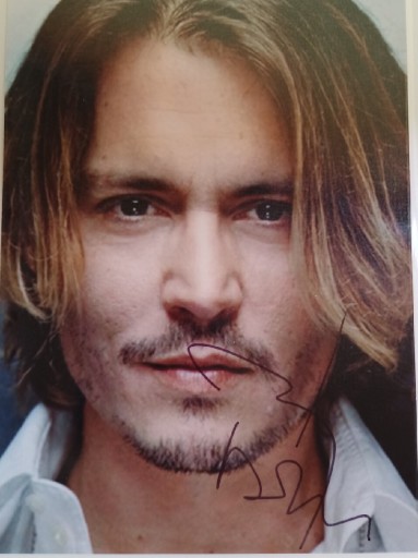 Zdjęcie oferty: Johnny Depp oryginalny autograf 
