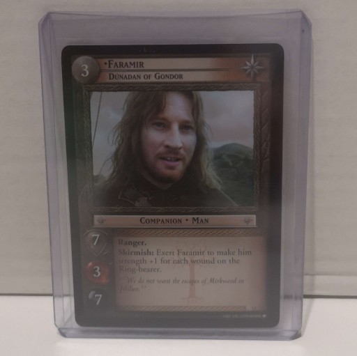 Zdjęcie oferty: Karty Lord of the rings LOTR TCG Faramir O