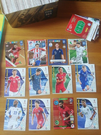 Zdjęcie oferty: Karty panini m.in Savic, Silva, Rashford