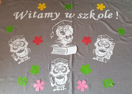 Zdjęcie oferty: Dekoracja "Rozpoczęcie roku szkolnego" 110/90cm