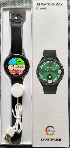 Zdjęcie oferty: Smartwach JS WATCH 6 Max Classic nowy w opisie recenzja z you tube