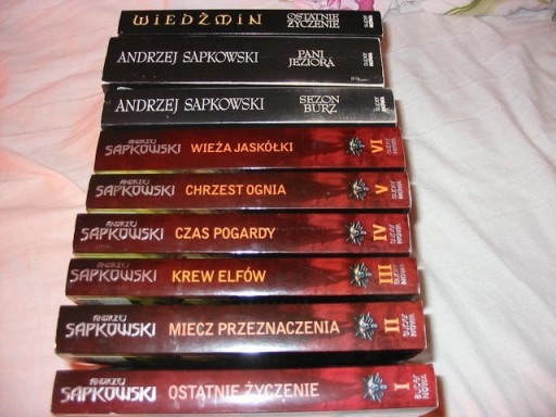 Zdjęcie oferty: ANDRZEJ SAPKOWSKI KOLEKCJA 9 KSIĄŻEK WIEDZMIN