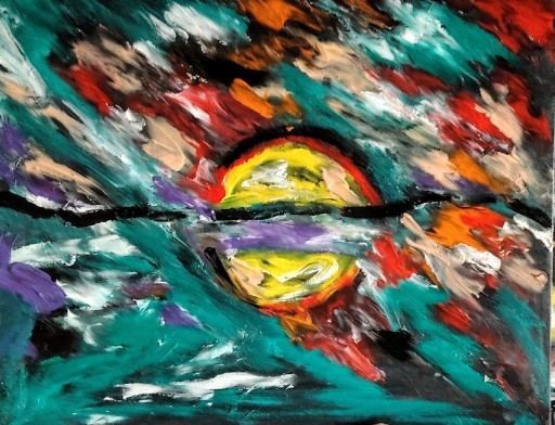 Zdjęcie oferty: Obraz olejny na płótnie 40 50 abstrakcja 