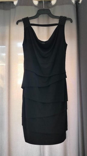 Zdjęcie oferty: Sukienka. Mała czarna. Koraliki. Orsay. Rozm L