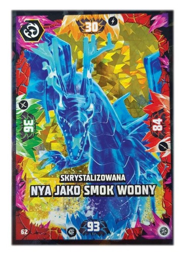 Zdjęcie oferty: Karta LEGO Ninjago S8  nr 62 Skrystalizowana NYA  