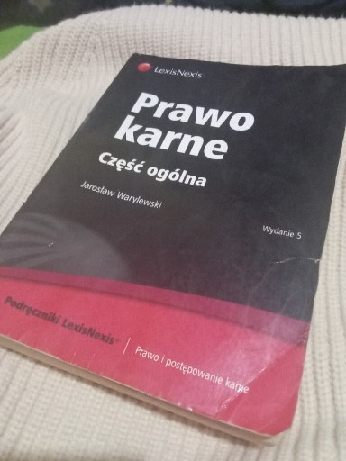 Zdjęcie oferty: Prawo karne: część ogólna. Jarosław Warylewski