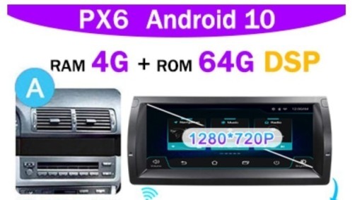 Zdjęcie oferty: Radio do BMW E39, E53 z Androidem 4/64GB, PX6, DSP