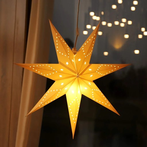Zdjęcie oferty: SALCAR Gwiazda papierowa LED  75 cm+żarówka Gratis