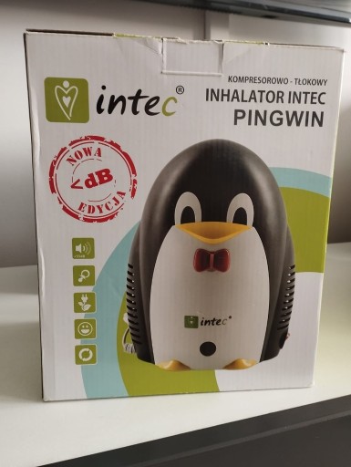 Zdjęcie oferty: Inhalator nebulizator rodzinny Intec Pingwin