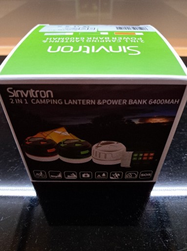Zdjęcie oferty: Sinvitron lampka kempingowa LED POWERBANK 6400 mAh