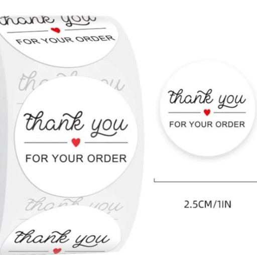 Zdjęcie oferty: Naklejki thank you for your order