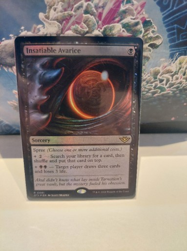 Zdjęcie oferty: MTG: Insatiable Avarice *(0091) *FOIL*