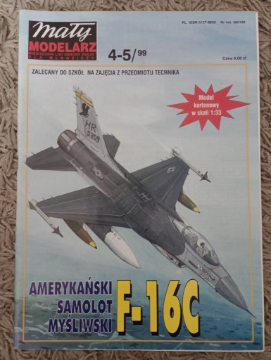 Zdjęcie oferty: F-16C-Mały Modelarz  4-5/99