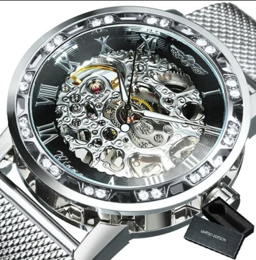 Zdjęcie oferty: Zegarek szkieletowy 40mm mechaniczny luminescencja