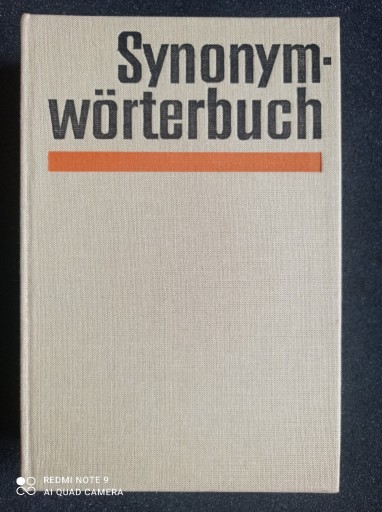 Zdjęcie oferty: Synonym-woerterbuch H. GORNER G. KEMPCKE