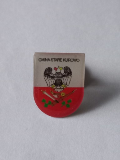 Zdjęcie oferty: Herb gmina Stare Kurowo przypinka pin odznaka