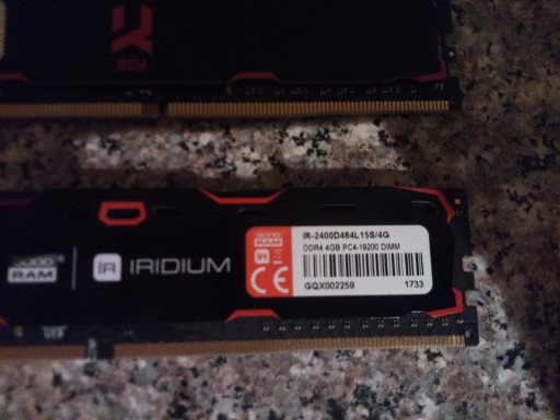 Zdjęcie oferty: Pamięć RAM Goodram DDR4 4 GB 2400 (16GB)