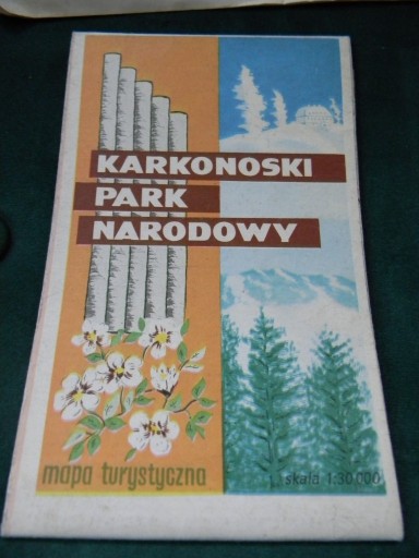 Zdjęcie oferty: Karkonoski Park Narodowy 1: 30 000 1983r