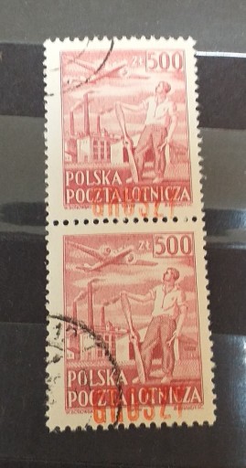 Zdjęcie oferty: Polska Fi 510 * Wydanie lotnicze nadr. groszy 1950