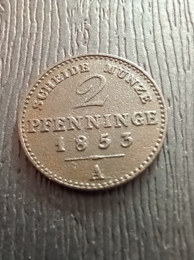 Zdjęcie oferty: 3 pfenninge Prusy 1853 r.