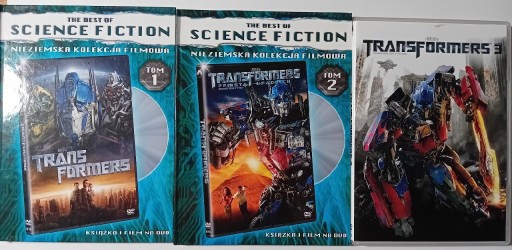 Zdjęcie oferty: TRANSFORMERS 1 + 2 + 3 KOLEKCJA 3 x DVD
