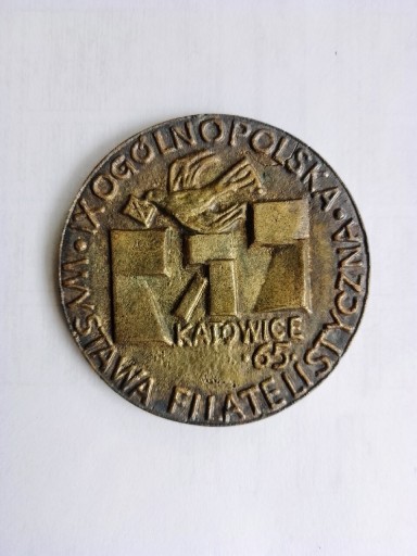 Zdjęcie oferty: Medal IX Ogólnopolska Wystawa Filatelistyczna '65 