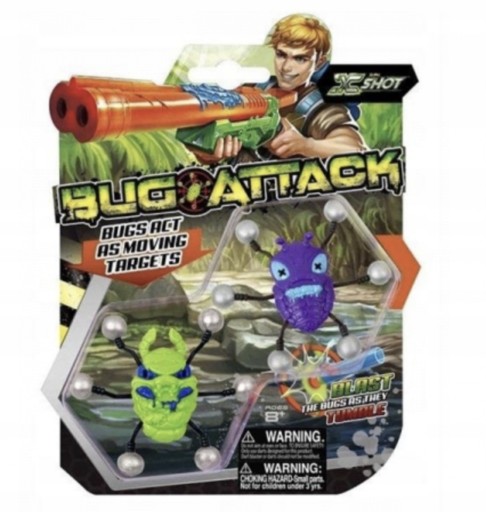 Zdjęcie oferty: BUG ATTACK ROBAKI XSHOT 2 Pack