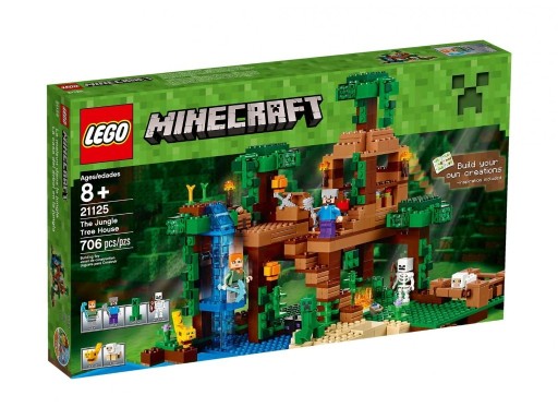 Zdjęcie oferty: LEGO 21125 MINECRAFT DOMEK NA DRZEWIE W DŻUNGLI
