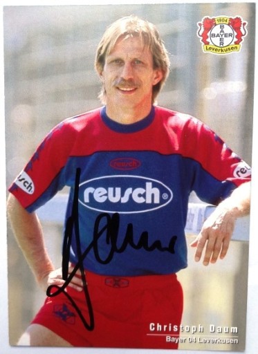 Zdjęcie oferty: Christoph Daum, Bayer Leverkusen, Autograf