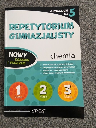 Zdjęcie oferty: Repetytorium chemia - Greg