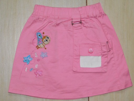 Zdjęcie oferty: Różowa bawełniana spódniczka na 3-4 latka