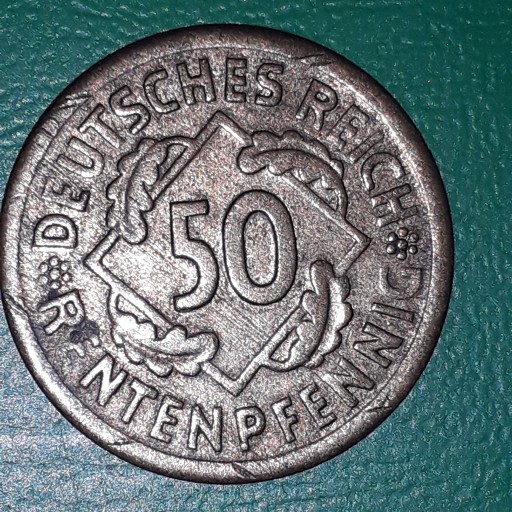 Zdjęcie oferty: 50  RENTENPFENIG  1924 A Niemcy