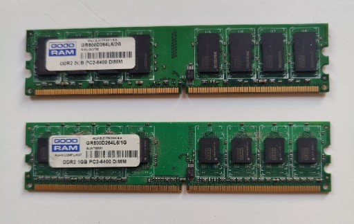 Zdjęcie oferty: Pamięci ram DDR2 2GB i 1GB good ram